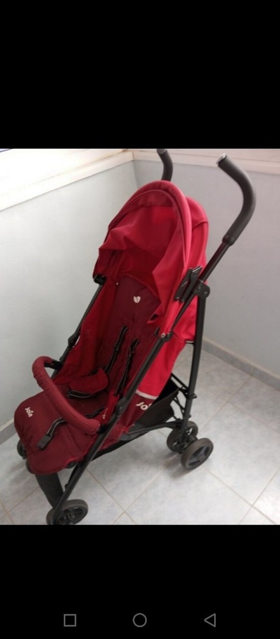 Koyu Kırmızı Joie Bebek Arabası - Görsel 3