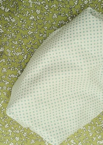 Yeşil Baskılı Kadın Makyaj Çantası - Görsel 3