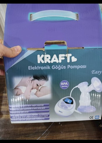 KRAFT Elektronik Göğüs Pompası Mavi