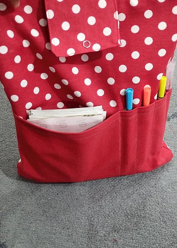 Kırmızı Puantiyeli Planlayıcı Kılıfı - Görsel 3