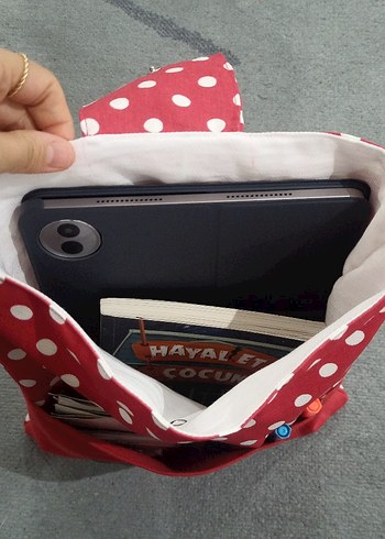 Kırmızı Puantiyeli Planlayıcı Kılıfı - Görsel 2