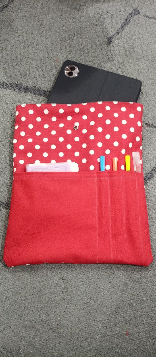 Kırmızı Puantiyeli Planlayıcı Kılıfı - Görsel 5