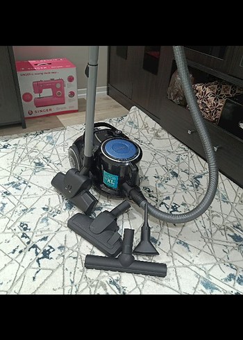 Mavi ve Gri Elektrikli Süpürge Siemens - Görsel 2