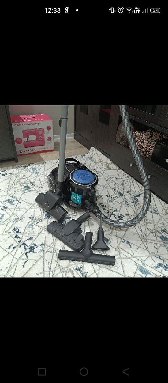 Mavi ve Gri Elektrikli Süpürge Siemens - Görsel 2