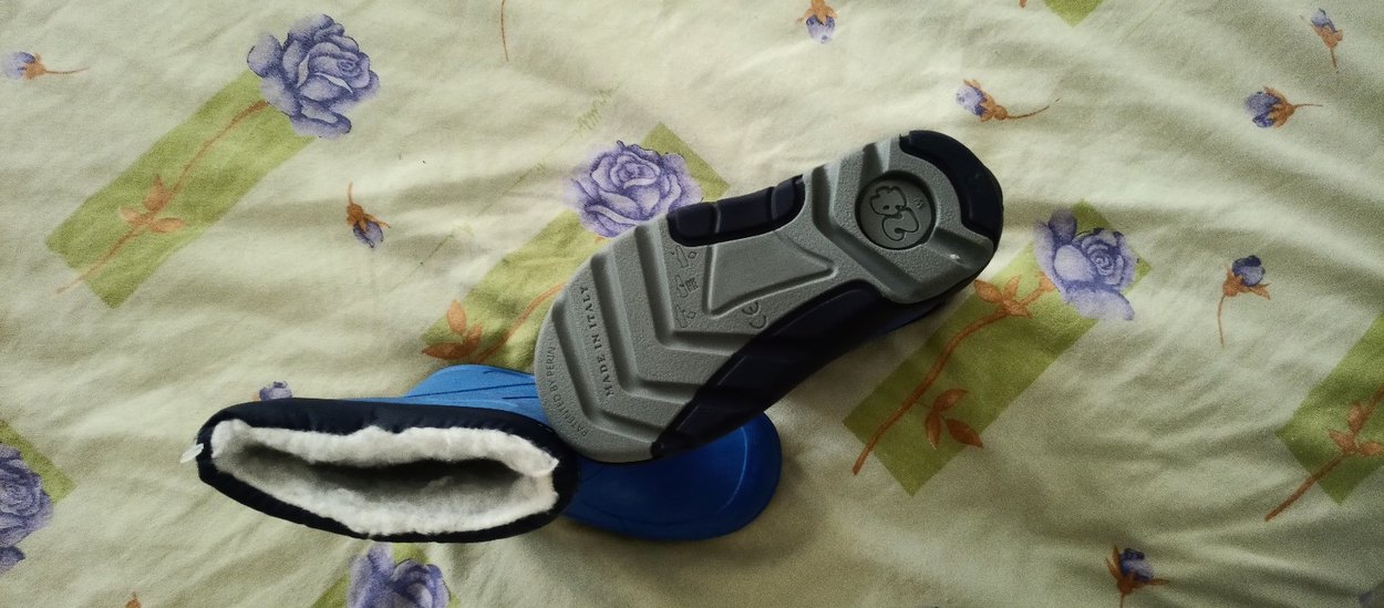 Mavi Erkek Çocuk Kauçuk Çizme Velcro - Görsel 3