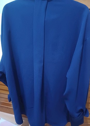 Diğer Düğmeli Lacivert Kadın Gömlek pantalon