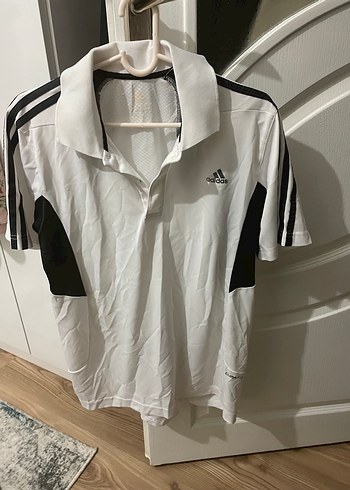Adidas Beyaz Kısa Kollu Polo Tişört