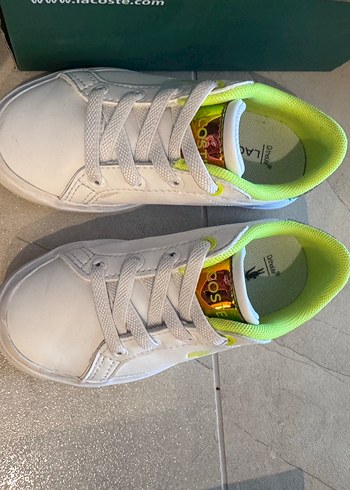 23 Beden Lacoste cocuk ayakkabı- orjinal