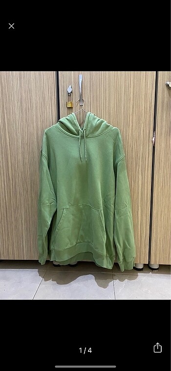 hm yeşil sweatshirt