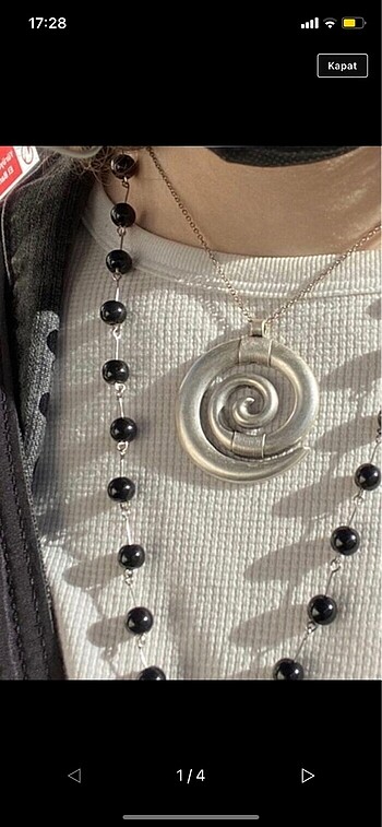 spiral kolye