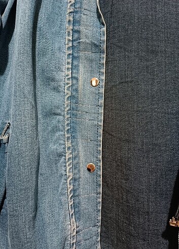 38 Beden mavi Renk Oversize kot ceket