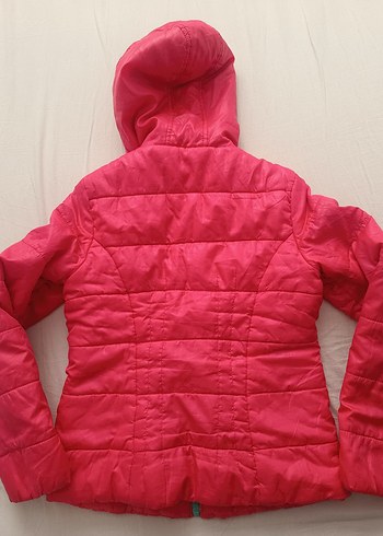 LC Waikiki Kız Çocuk Pembe Fermuarlı Mont