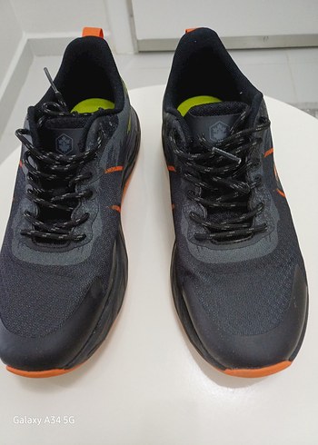 Turuncu Bağcıklı Erkek Spor Ayakkabı - Görsel 4