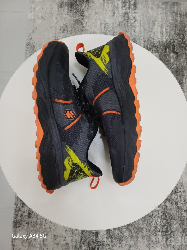 Turuncu Bağcıklı Erkek Spor Ayakkabı - Görsel 3