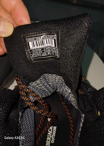 Gri Turuncu Bağcıklı Erkek Outdoor Waterproof Ayakkabı - Görsel 6