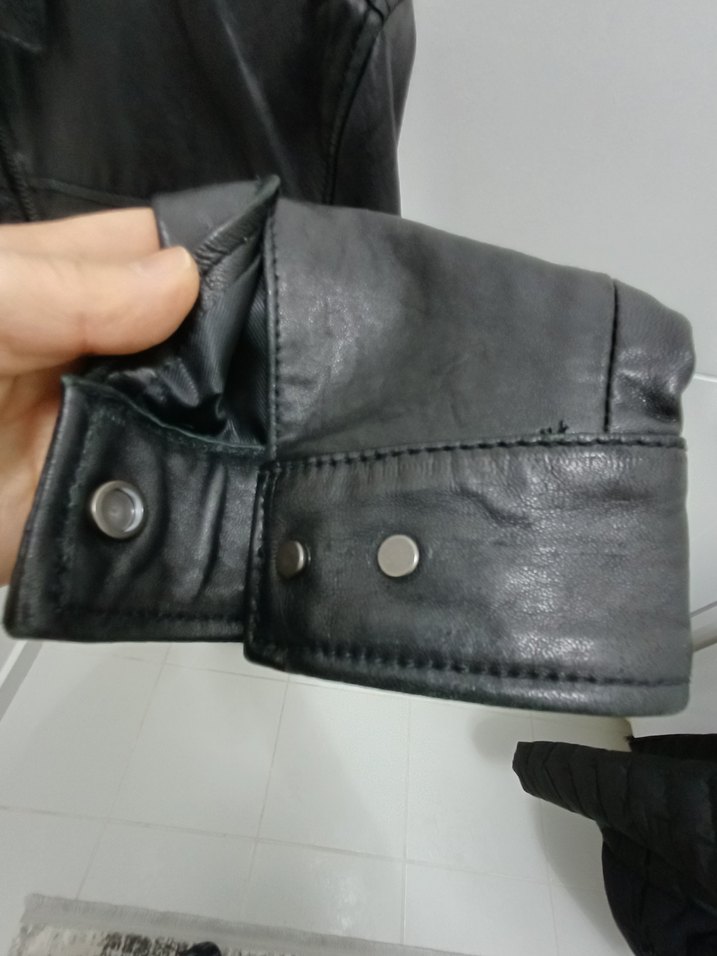 Orijinal Zara Erkek Deri Mont - Görsel 3