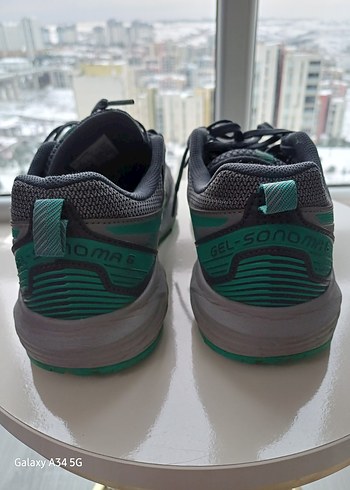 Gri Asic Outdoor Kadın Spor Ayakkabı - Görsel 2