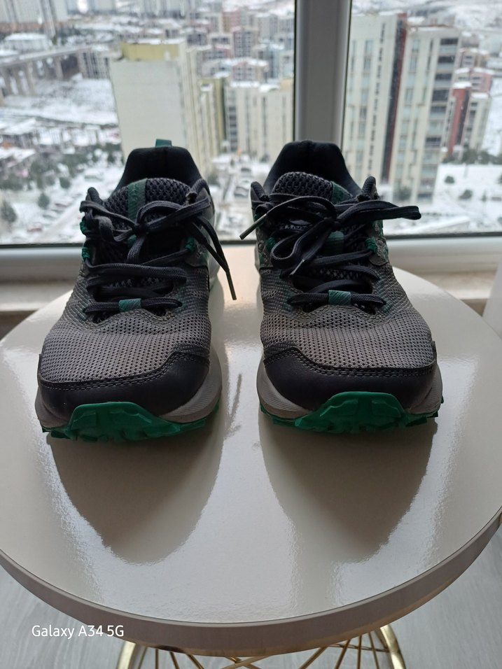 Gri Asic Outdoor Kadın Spor Ayakkabı - Görsel 5