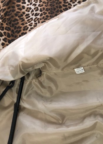m Beden camel Renk Peluş Kadın Bej Yumuşak Kürk Ceket