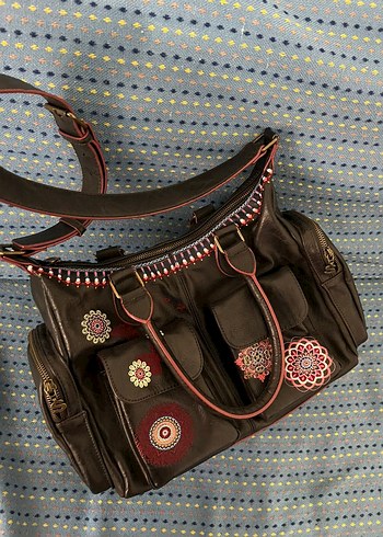 Desigual Nakışlı Bohem Kadın Çanta