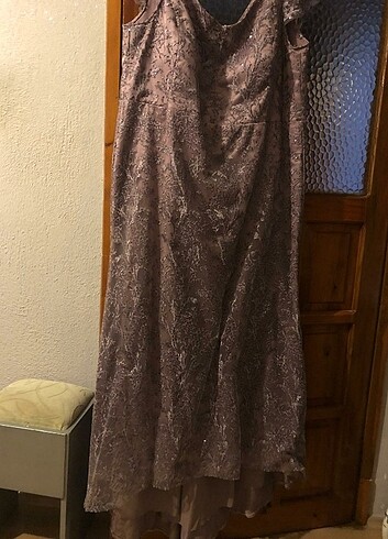 Diğer Pullu saten tül elbise
