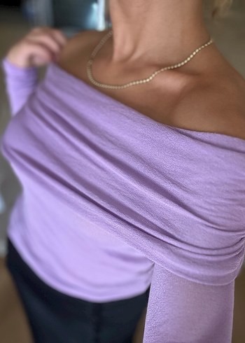 Marka İnce Triko Bluz - Görsel 3