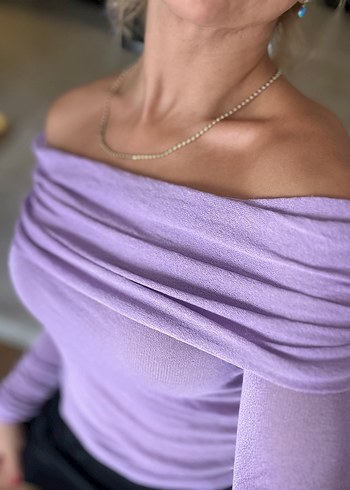 Marka İnce Triko Bluz - Görsel 4