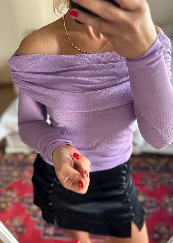 Marka İnce Triko Bluz - Görsel 6