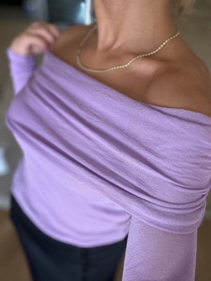 Marka İnce Triko Bluz - Görsel 3