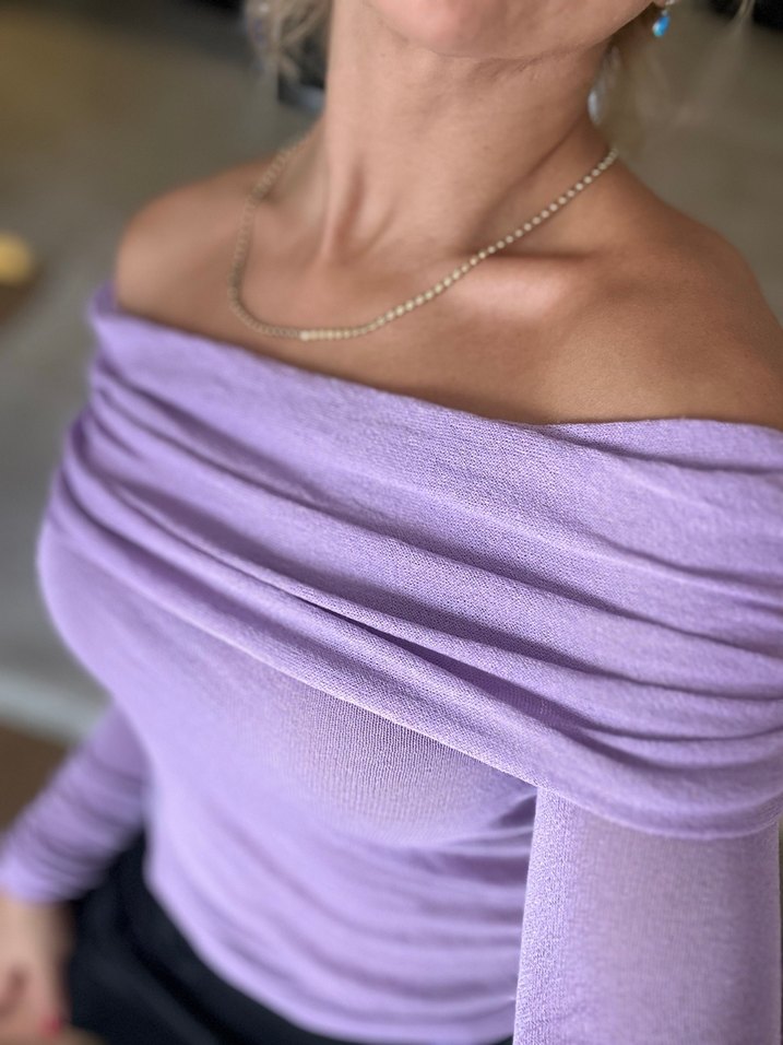 Marka İnce Triko Bluz - Görsel 4