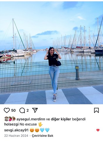 Siyah Kısa Kollu Crop Baskılı Tişört #noexcuses - Görsel 5