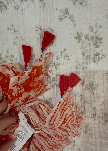 Yargıcı %100 pamuk şal - Görsel 3