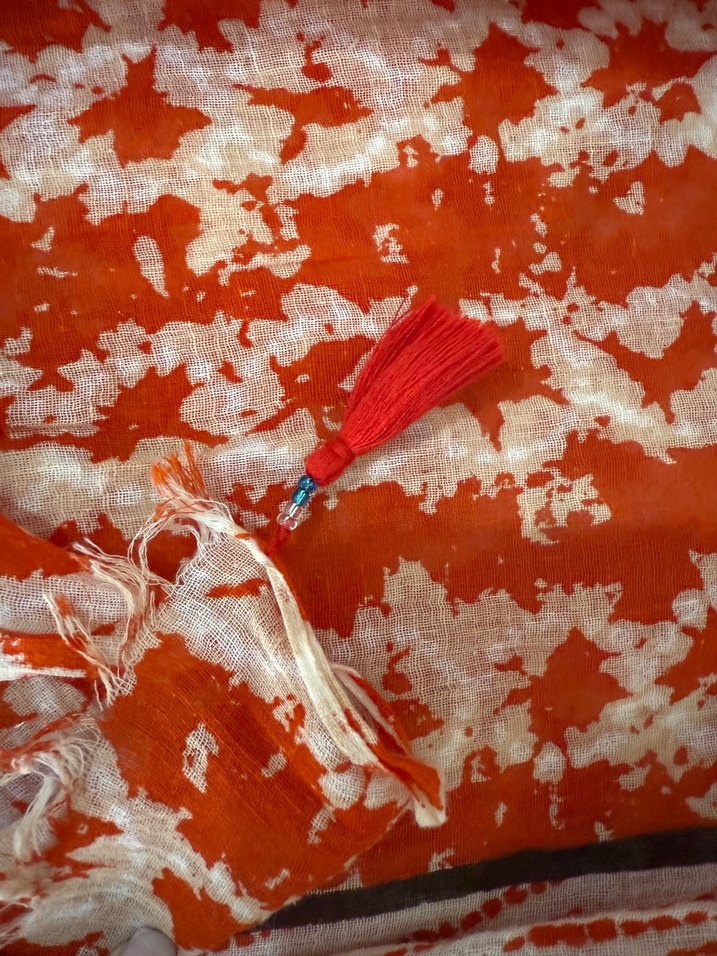 Yargıcı %100 pamuk şal - Görsel 5