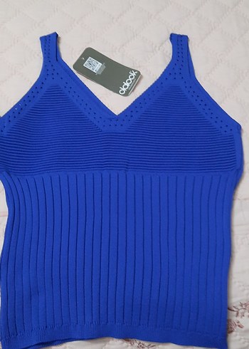 Kadın Örgü Askılı Triko Bluzlar - Görsel 2