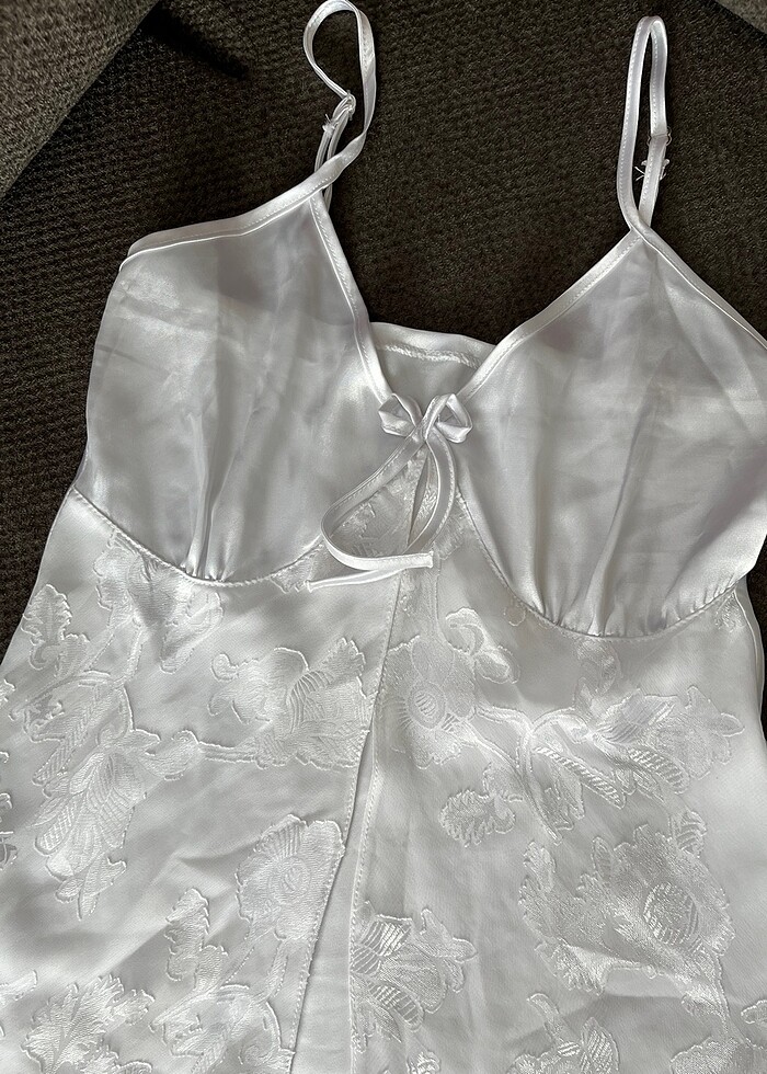 Kadın saten gecelik - Görsel 3