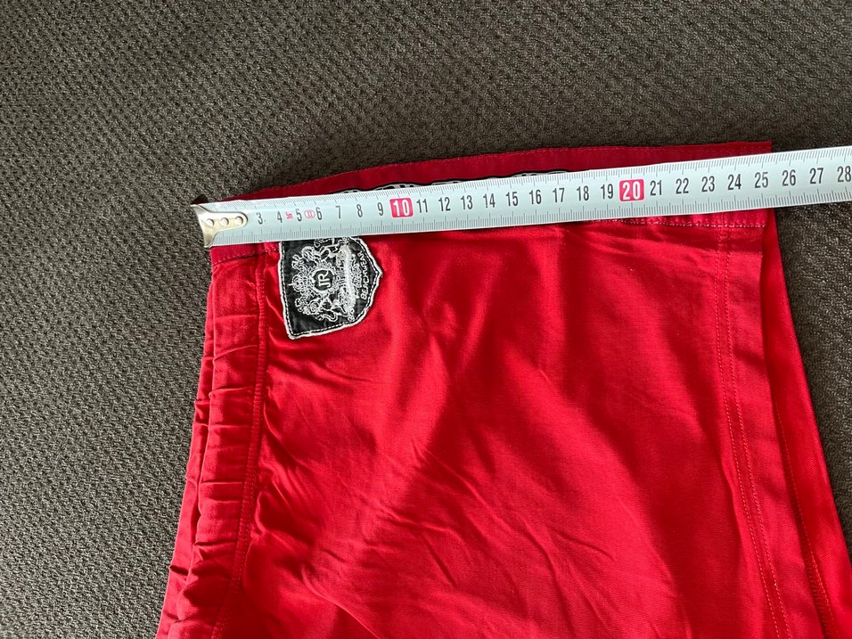 Kırmızı Erkek Kemerli Spor Mayo Şortu - Görsel 4