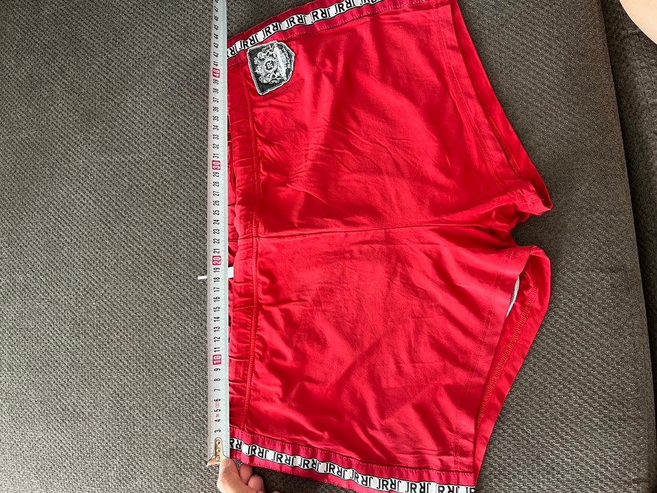 Kırmızı Erkek Kemerli Spor Mayo Şortu - Görsel 3