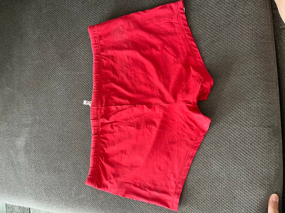 Kırmızı Erkek Kemerli Spor Mayo Şortu - Görsel 2