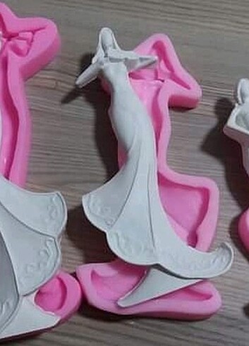 3 boy müzisyen kızlar silikon kalıp 