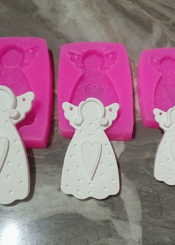 Melek Figürlü Silikon Sabun Kalıbı - Görsel 2