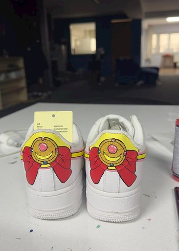 Sailor Moon Tasarım Nike Air Spor Ayakkabı