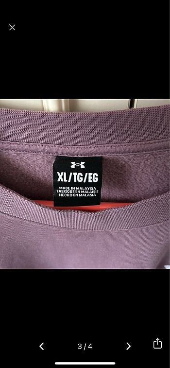 Diğer Bir kez giyildi under armour marka orjinal