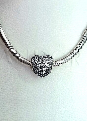 Pandora Pandora Charm / çarm full taşlı kalp