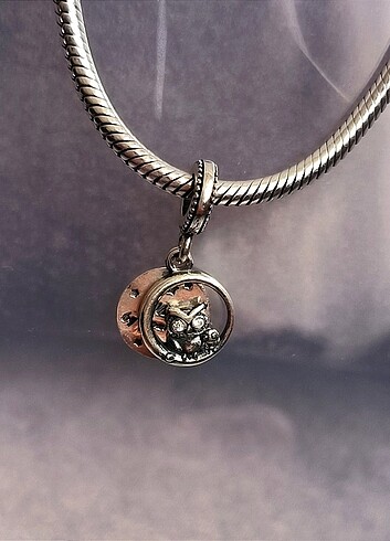 Pandora charm / çarm yavrulu baykuş