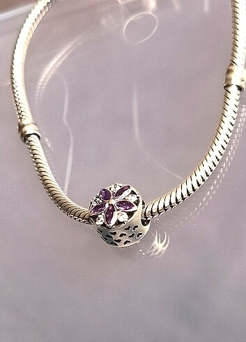 Pandora Pandora charm / çarm mor çiçek