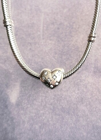 Pandora Pandora Charm / çarm taşlı kalp