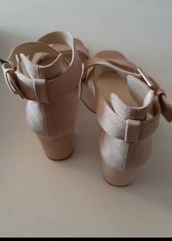 Nine West Nine west bej Kadın Blok Topuklu Sandalet