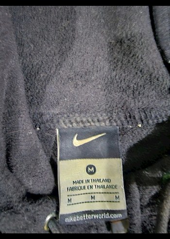 Nike Siyah Fermuarlı Erkek Sweatshirt