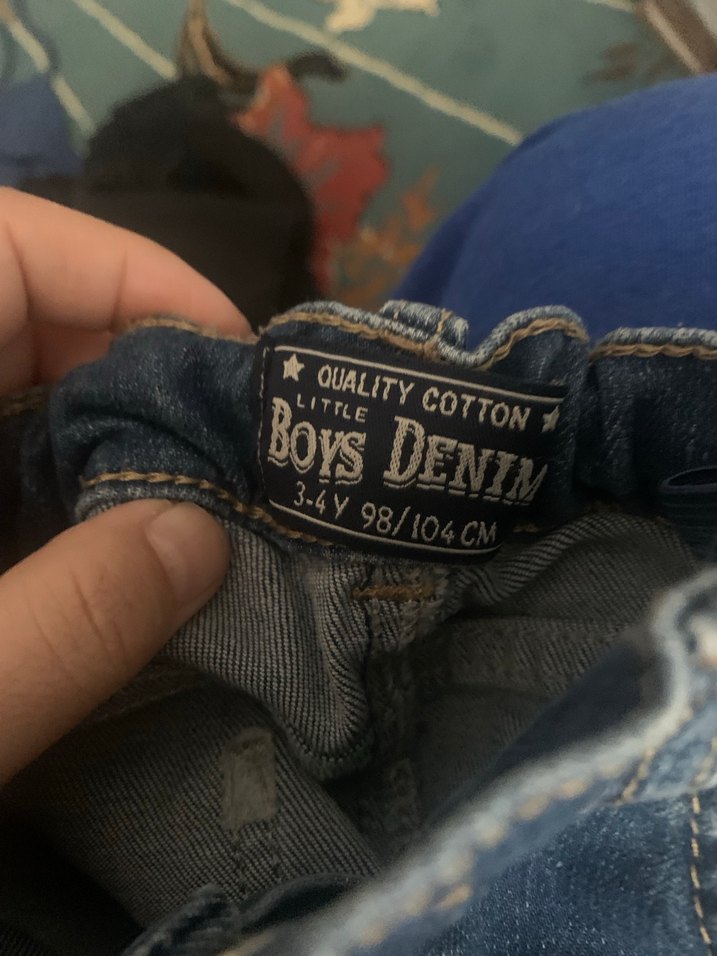 Çocuk Mavi Kot yepyeni az kullanılmiş - Görsel 2