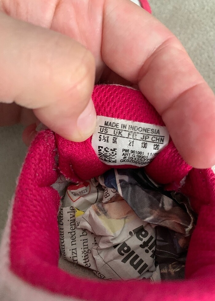 21 numara adidas spor ayakkabı - Görsel 3